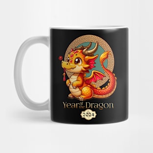 Chinese new year of the dragon 2024 Mug